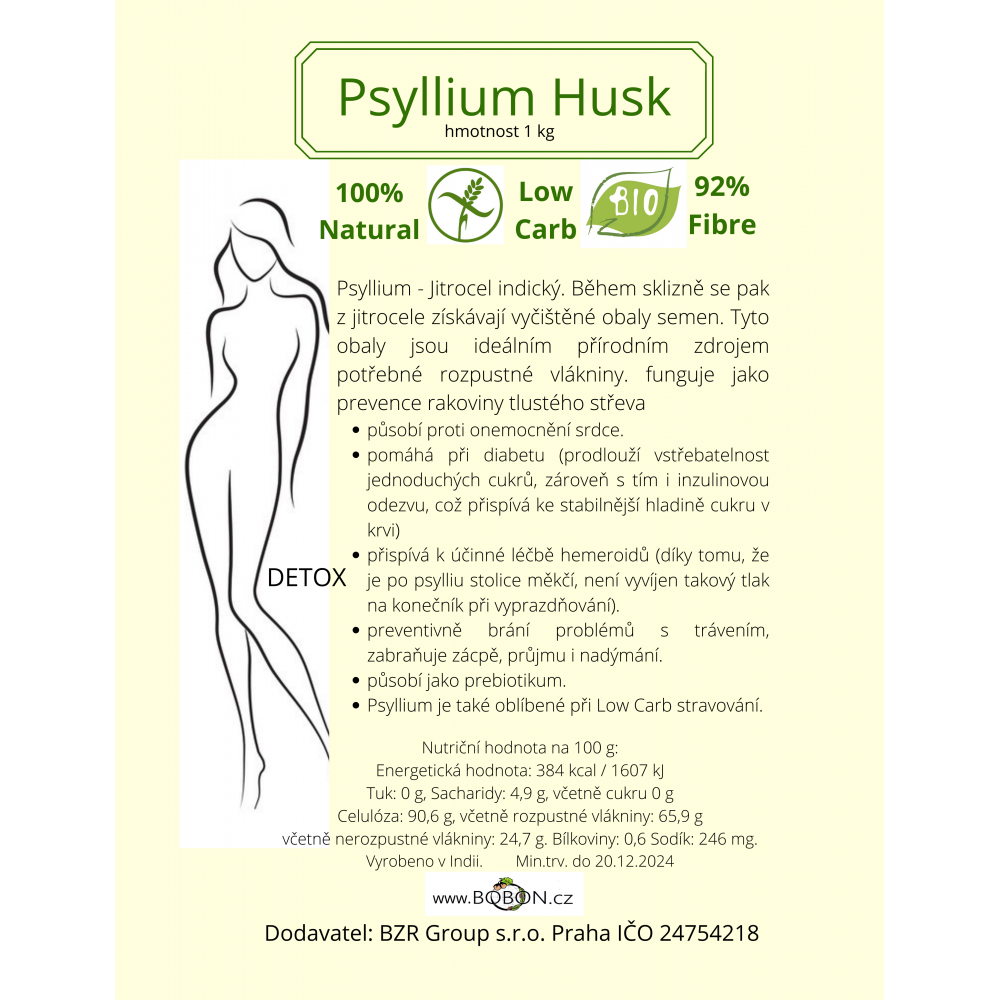 Psyllium Husk 5 kg